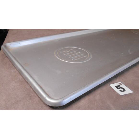 Antique HILL Aluminum Deli Case Display Tray # 5 30" X 10.5" Butcher Bakery - Picture 3 of 9